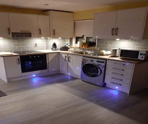 Electrician services dublin - kitchen lighting